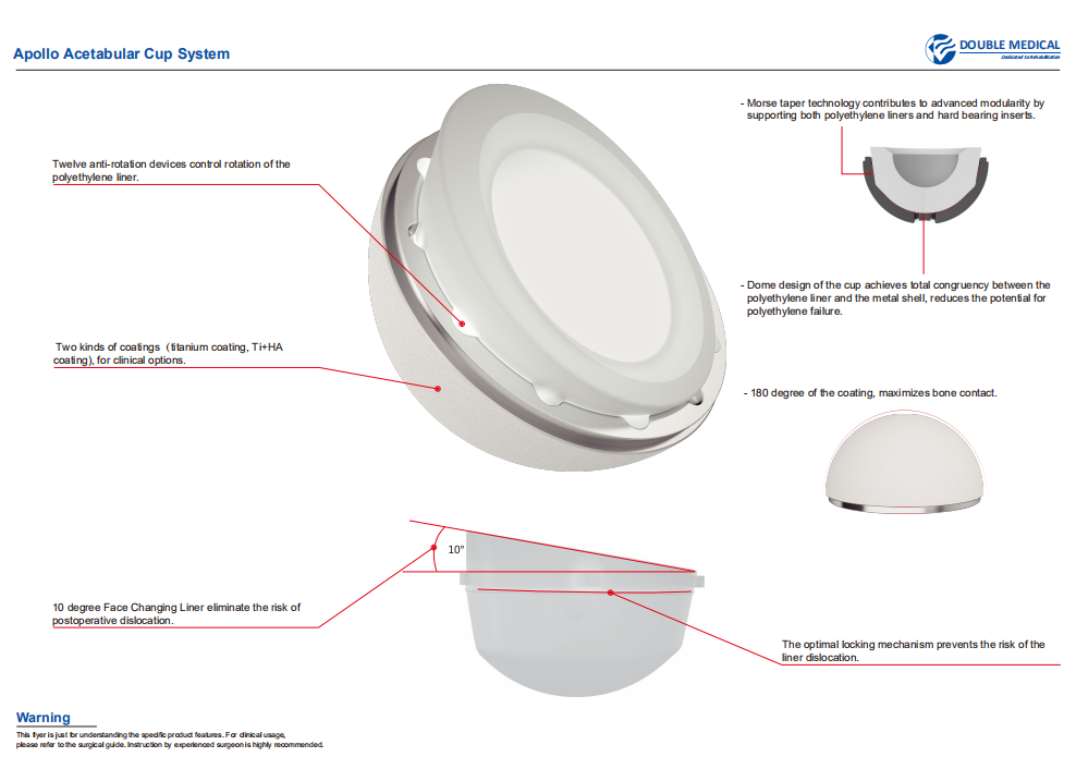 Apollo Cementless Acetabular Cup System