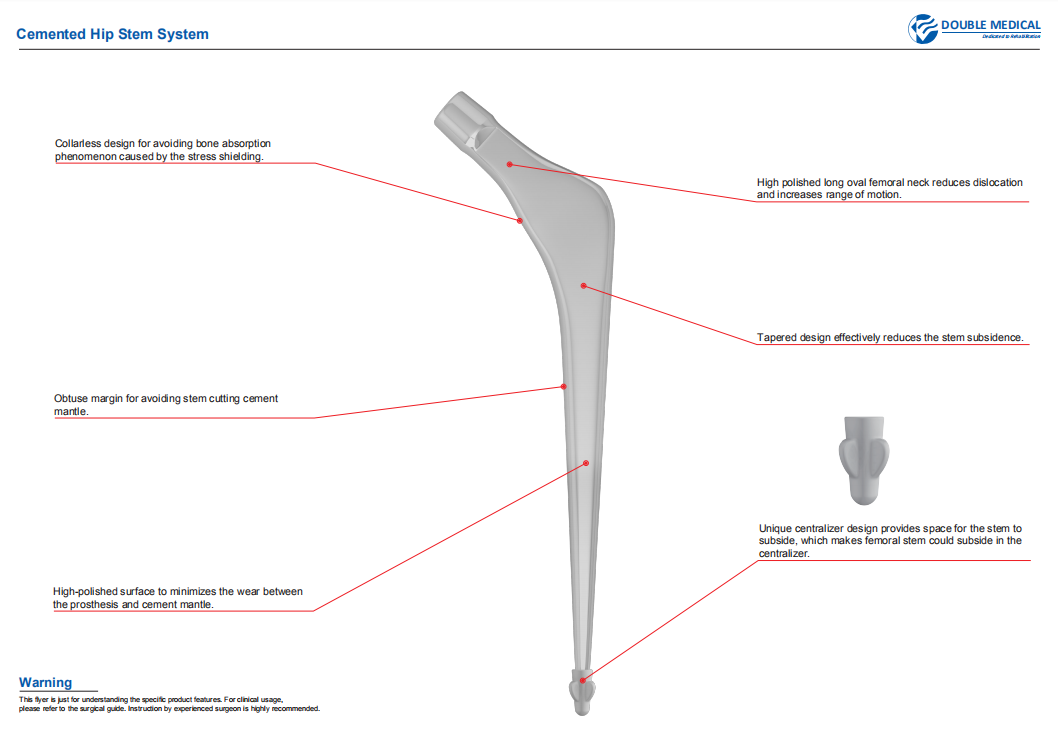 Cemented Hip Stem