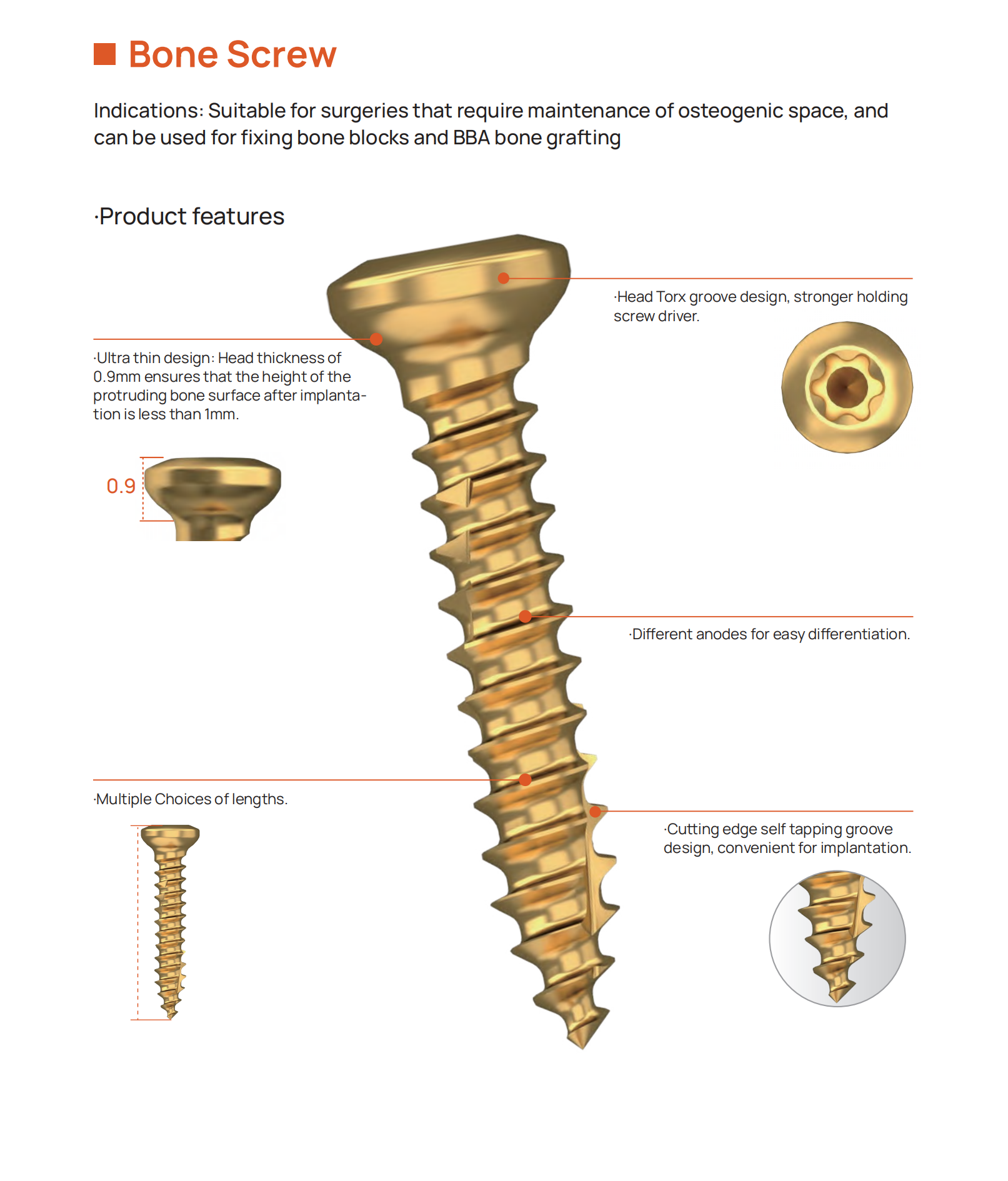 GBR Bone Screw
